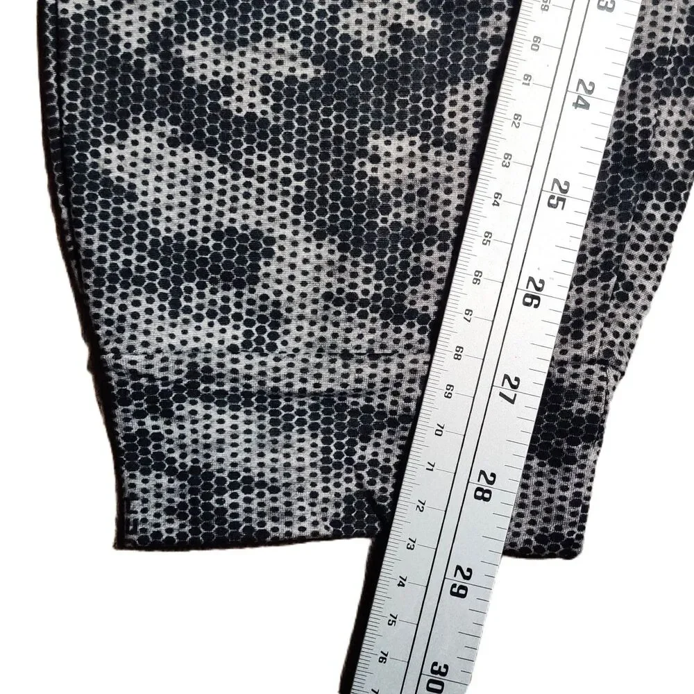 Spyder Men's Small Gray Black Camo Jogger Pants Stretch Drawstring Athletic Logo